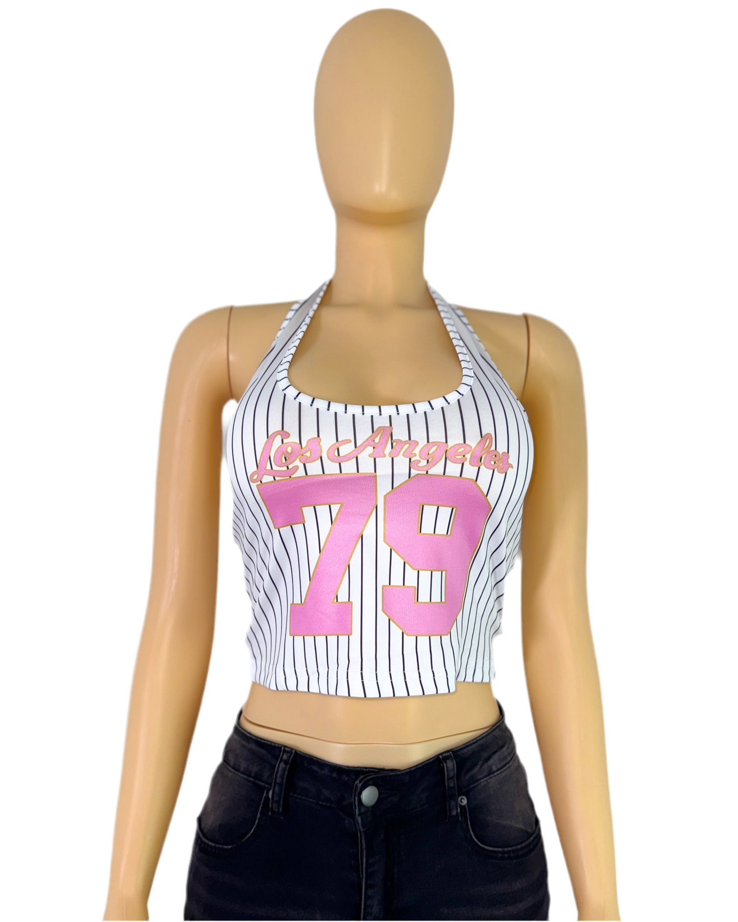 StreetHx Striped English Text Graphic Streetwear Style Tank Top, Fashion For Summer