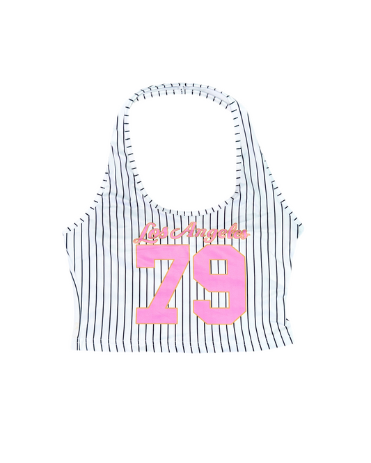 StreetHx Striped English Text Graphic Streetwear Style Tank Top, Fashion For Summer